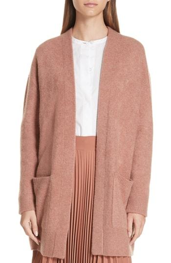 Women's Vince Patch Pocket Cashmere Cardigan - Pink