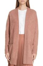 Women's Vince Patch Pocket Cashmere Cardigan - Pink