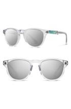Women's Shwood Ace 48mm Sunglasses - Crystal/ Abalone Shell/ Silver