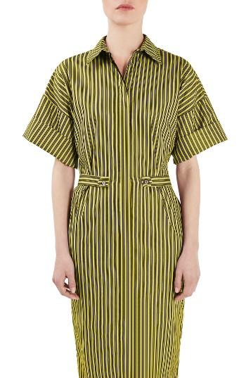 Women's Topshop Unique Tiller Midi Shirtdress