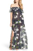 Women's Robin Piccone Sheer Off The Shoulder Cover-up Dress