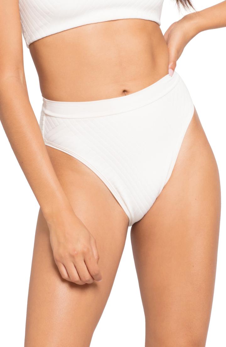 Women's L Space French Cut Swim Briefs - Ivory