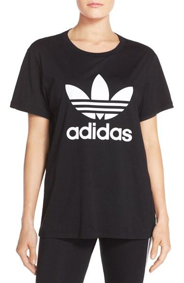 Women's Adidas Originals Boyfriend Tee - Black