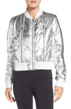 Women's Alo Off-duty Bomber Jacket - Grey