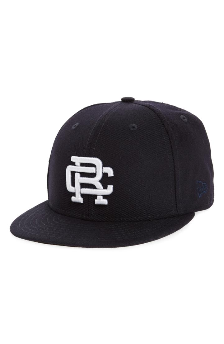 Men's Reigning Champ New Era Fitted Baseball Cap 3/4 - Blue