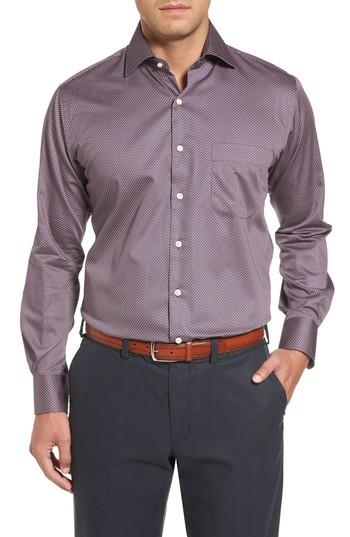 Men's Peter Millar Regular Fit Glass Half Full Sport Shirt - Blue