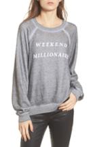Women's Wildfox Weekend Millionaire Sweatshirt - Grey