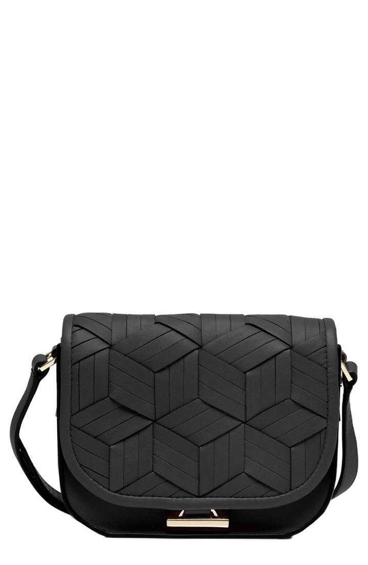 Welden Mini Summit Leather Crossbody Bag - Black
