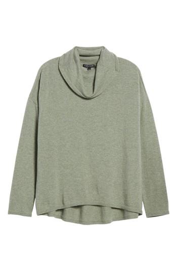 Women's Eileen Fisher Boxy Cashmere Sweater - Green