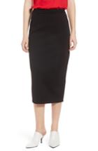 Women's Halogen Pique Ponte Skirt - Black