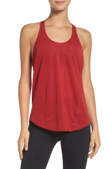 Women's Zella Pace Tank - Red