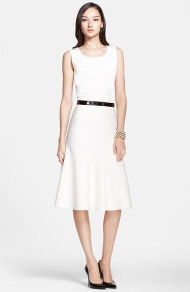 Women's St. John Collection Milano Knit Contour Tank