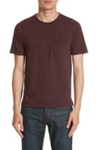 Men's Rag & Bone Owen Pocket T-shirt, Size - Burgundy