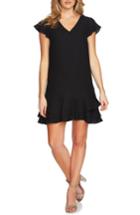 Women's Cece Layla Ruffle Shift Dress - Black