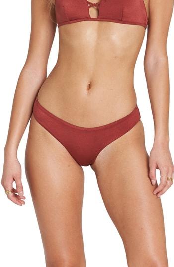 Women's Billabong Sol Searcher Hawaii Bikini Bottoms - Metallic