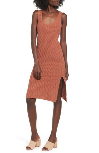 Women's Lovers + Friends Julia Knit Dress - Brown