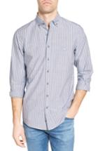 Men's Rodd & Gunn Fitzroy Stripe Sport Shirt - Blue