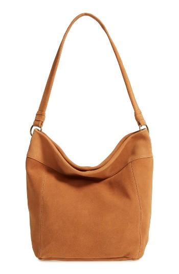 Elle & Jae Wildleder Suede Hobo - Metallic