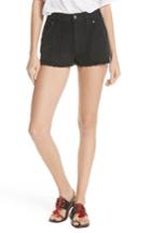 Women's Free People Get Far Out Cutoff Shorts - Black