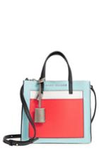 Marc Jacobs Mini Grid Leather Tote - Blue