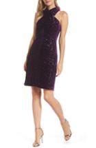 Women's Eliza J Halter Sheath Dress - Purple