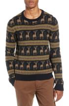 Men's Life/after/denim Cedar Slim Fit Crewneck Sweater, Size - Black