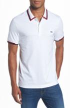 Men's Lacoste Accent Collar Polo (xl) - White