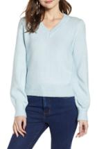 Women's Vero Moda Dalo V-neck Sweater - Blue