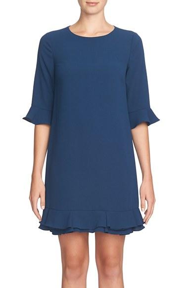 Women's Cece Kate Ruffle Shift Dress