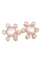 Women's Sethi Couture Round Rose Cut Diamond Earrings