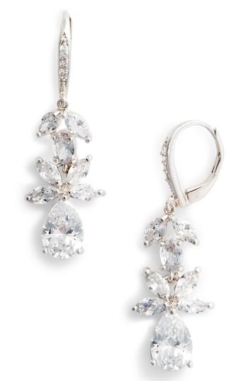 Women's Nina Floral Cubic Zirconia Earrings