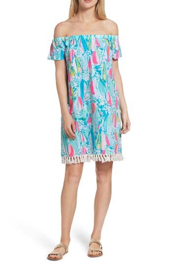 Women's Lilly Pulitzer Marble Shift Dress - Blue