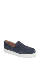 Women's Sole Society Rocco Woven Slip-on Sneaker M - Blue