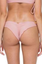 Women's Luli Fama Seamless Side Tie Brazilian Bikini Bottoms - Pink