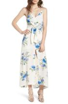 Women's Floral Print Maxi Dress - Ivory