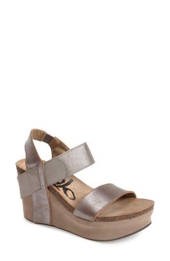 Women's Otbt 'bushnell' Wedge Sandal M - Brown