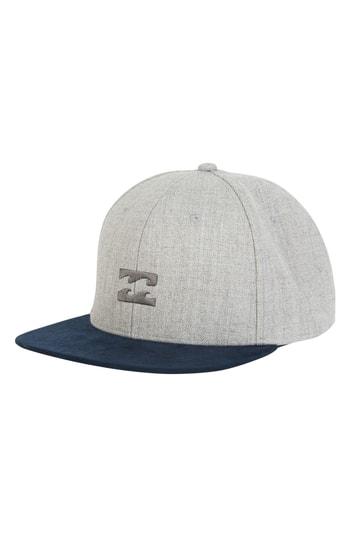 Men's Billabong All Day Snapback Cap - Grey