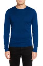 Men's John Smedley Merino Wool Sweater - Blue