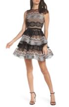 Women's Bronx And Banco Caprese Tiered Party Dress Us / 6 Au - Black