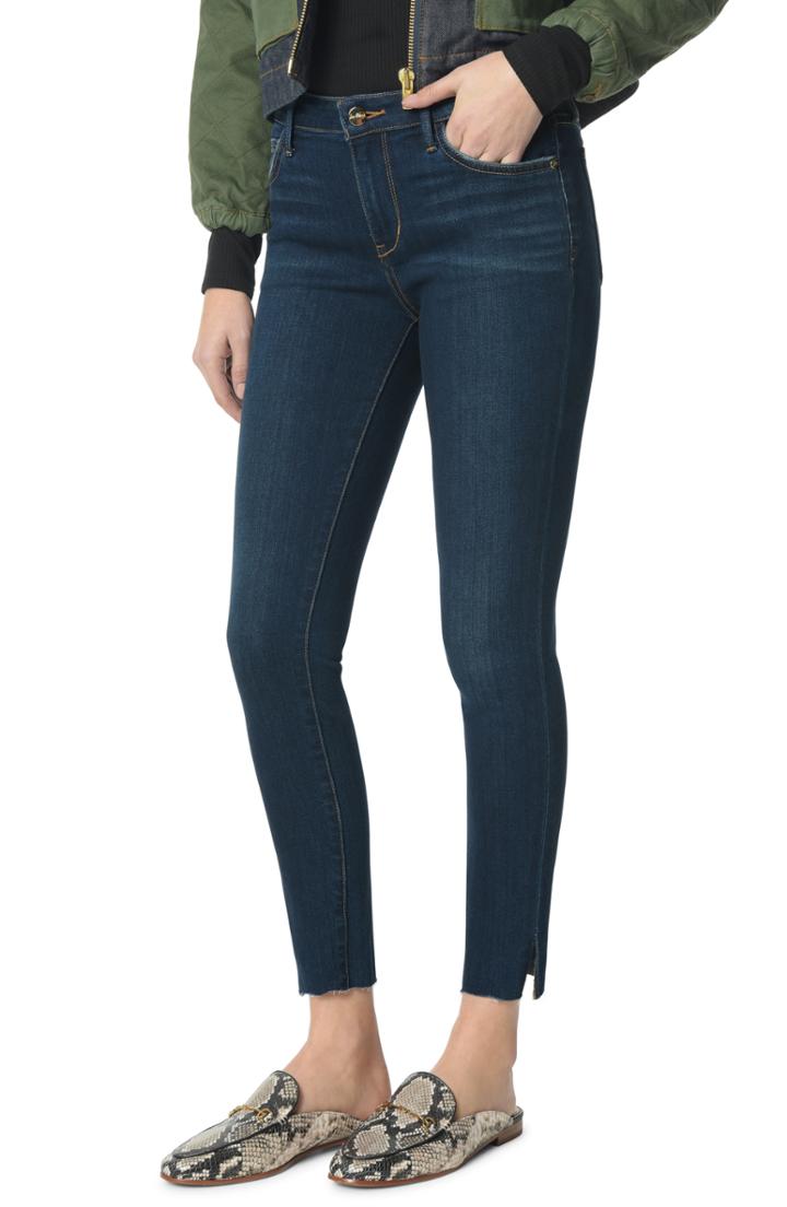 Women's Sam Edelman The Kitten Side Slit Ankle Skinny Jeans - Blue