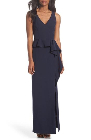 Women's Vince Camuto Laguna Faux Wrap Gown