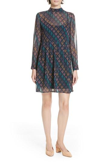 Women's Ted Baker London Colour By Numbers Allyy Heart Print Dress - Blue
