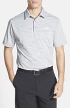 Men's Under Armour 'playoff' Loose Fit Short Sleeve Polo, Size - Grey