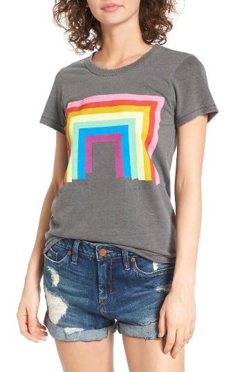 Women's Junk Food Donald Robertson Rainbow Tee