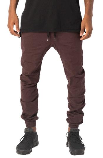 Men's Zanerobe Sureshot Jogger Pants - Burgundy