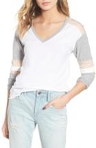 Women's Treasure & Bond Sporty V-neck Tee, Size - White