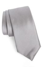 Men's Nordstrom Men's Shop Spots Silk Tie, Size - Metallic
