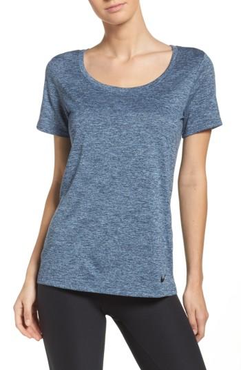 Women's Nike Dry Training Tee - Blue