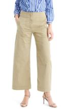 Women's J.crew Crop Stretch Chino Pants - Beige
