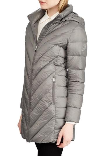 Women's Lauren Ralph Lauren Down Jacket - Grey